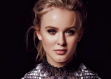 zara larsson in Chainmail Armor