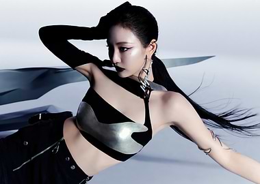 Futuristic Fashion Model aespa