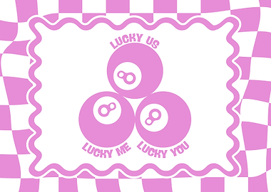 Lucky 8 Ball Illustration