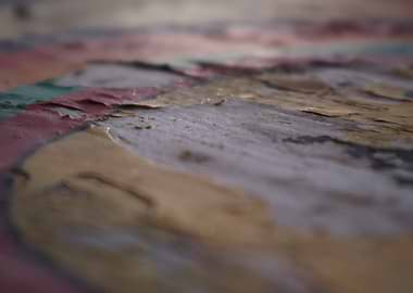 Abstract Textured Paint Layers