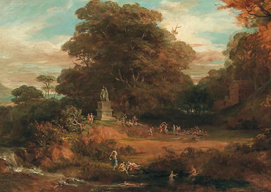 Pastoral Landscape with Figures
