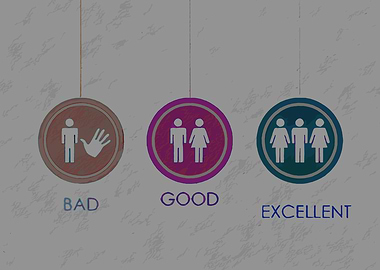 Rating icons: Bad, Good, Excellent