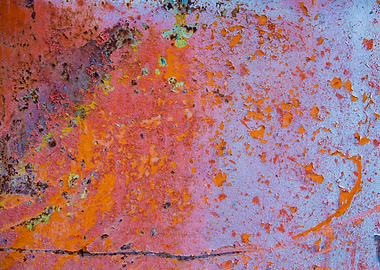 Abstract Rusted Metal Texture