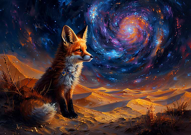 Fox in a Cosmic Desert