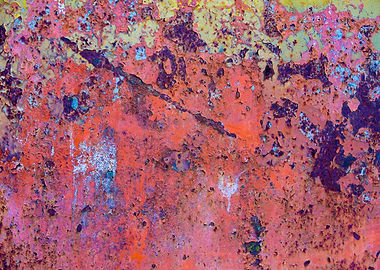 Abstract Rusted Metal Texture