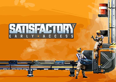 Satisfactory Early Access Game Art