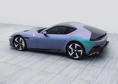 Iridescent Sports Car