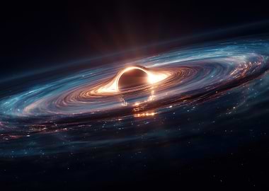 Black Hole With Massive Accretion Disk