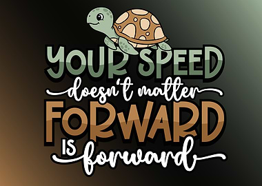 Turtle Motivational Quote Occupational Therapy
