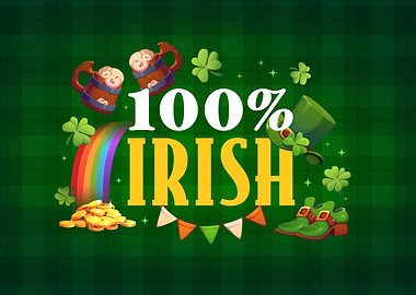 100% Irish St. Patrick's Day