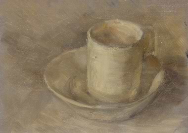 Still Life of Cup and Saucer