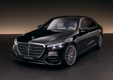 Black Mercedes-Benz S-Class Sedan