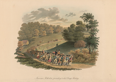 American Methodists Proceeding to Camp Meeting