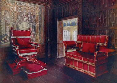 Ornate Red Throne Room