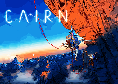Cairn Climbing Game Art