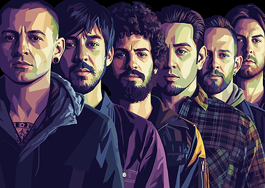 Linkin Park Band Portrait
