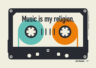 No 2 Music is my religion — Jimi Hendrix