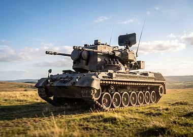 German Gepard Anti-Aircraft Tank