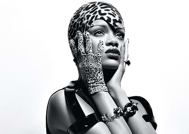 Rihanna in Leopard Print Fashion