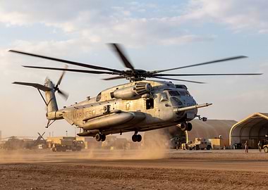 US Marine Helicopter Landing