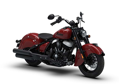 Red Indian Motorcycle