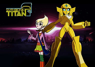 Sym-Bionic Titan Characters and Logo