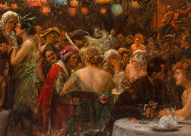 Masquerade Ball Scene