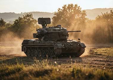 German Gepard Anti-Aircraft Tank