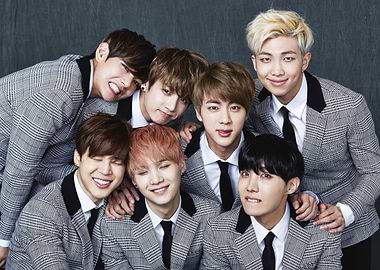 BTS Group Photo in Suits