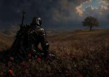 Knight in a Field of Poppies