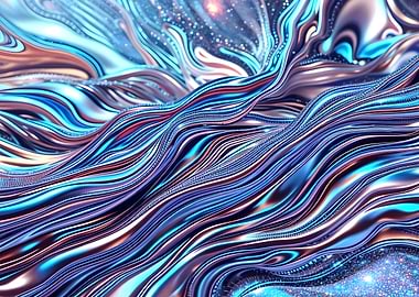 Abstract Metallic Waves