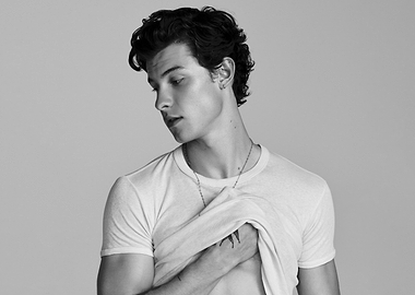 Shawn Mendes in Black and White