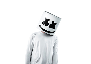 Marshmello DJ in White Outfit