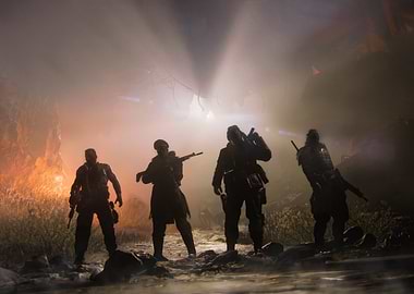 Silhouetted Shadows: The Standoff