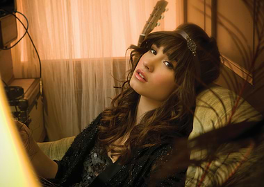 Demi Lovato with Guitar