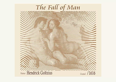 The Fall of Man by Hendrick Goltzius