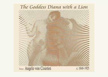 The Goddess Diana with a Lion