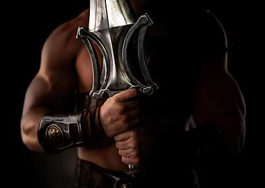 He-Man Holding a Sword