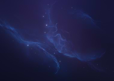 Deep Space Nebula with Stars