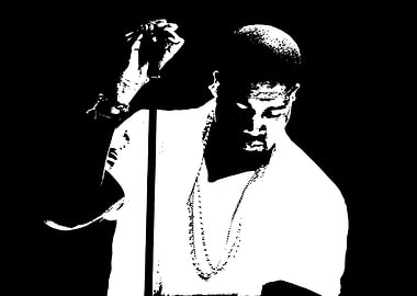 Kanye West in Black and White