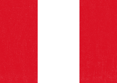 Peru Flag Distressed
