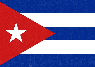 Cuba Flag Distressed
