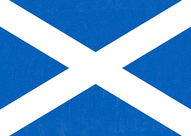 Scotland Flag Distressed