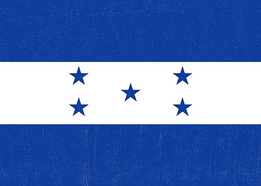 Honduras Flag Distressed