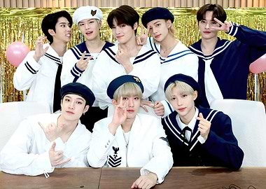 Stray Kids in Sailor Outfits