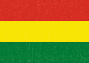 Bolivia Flag Distressed