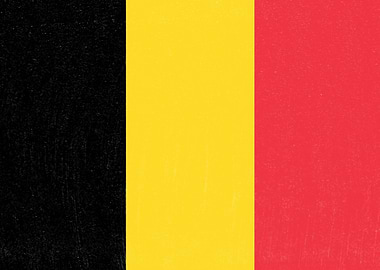 Belgium Flag Distressed