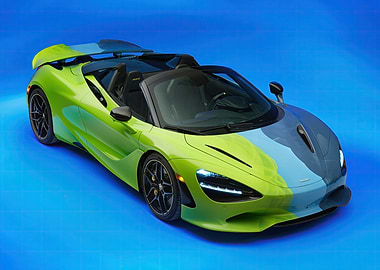McLaren 720S Spider in Camouflage Livery