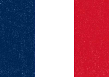 France Flag Distressed