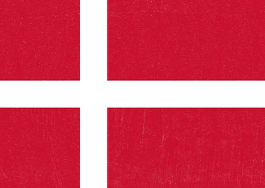 Denmark Flag Distressed